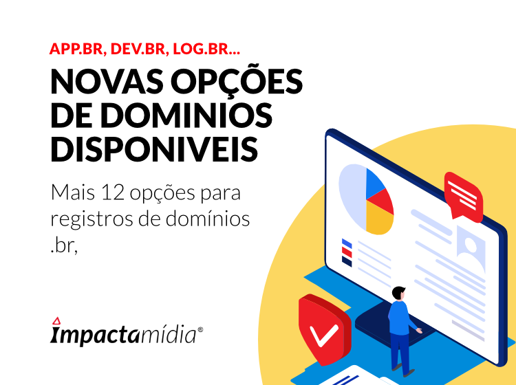 Novas opções de dominios disponiveis no .br