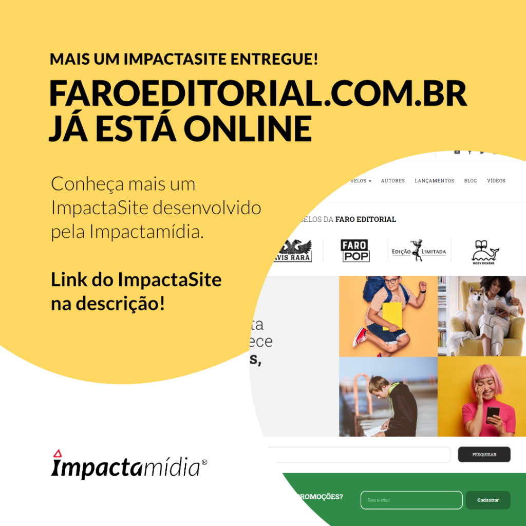 Novo ImpactaSite: Faro Editorial