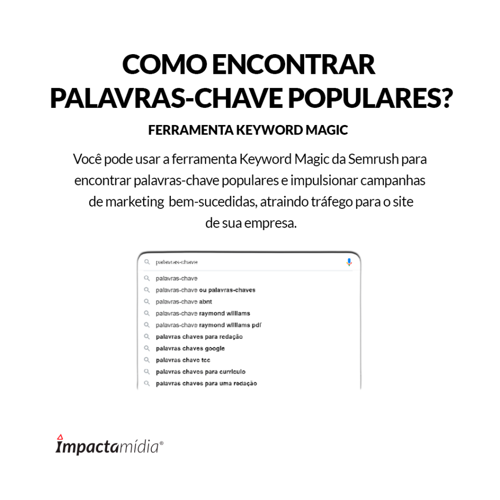 Como encontrar palavras-chave populares?